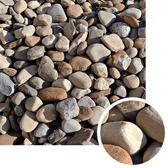 Buckeye Outdoor Limestone - 57 Washed Gravel (346x347), Png Download
