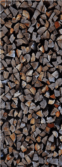 Chopped Wood Door Mural - Mural (576x576), Png Download