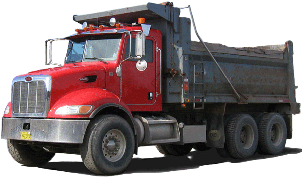 Picture Of Peterbilt Dump Truck - Scrap (600x355), Png Download