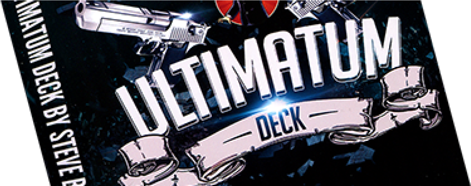 Ultimatum Deck By Steve Brownley And Alakazam Magic - Ultimatum Deck (red) By Steve Brownley And Alakazam (1620x600), Png Download