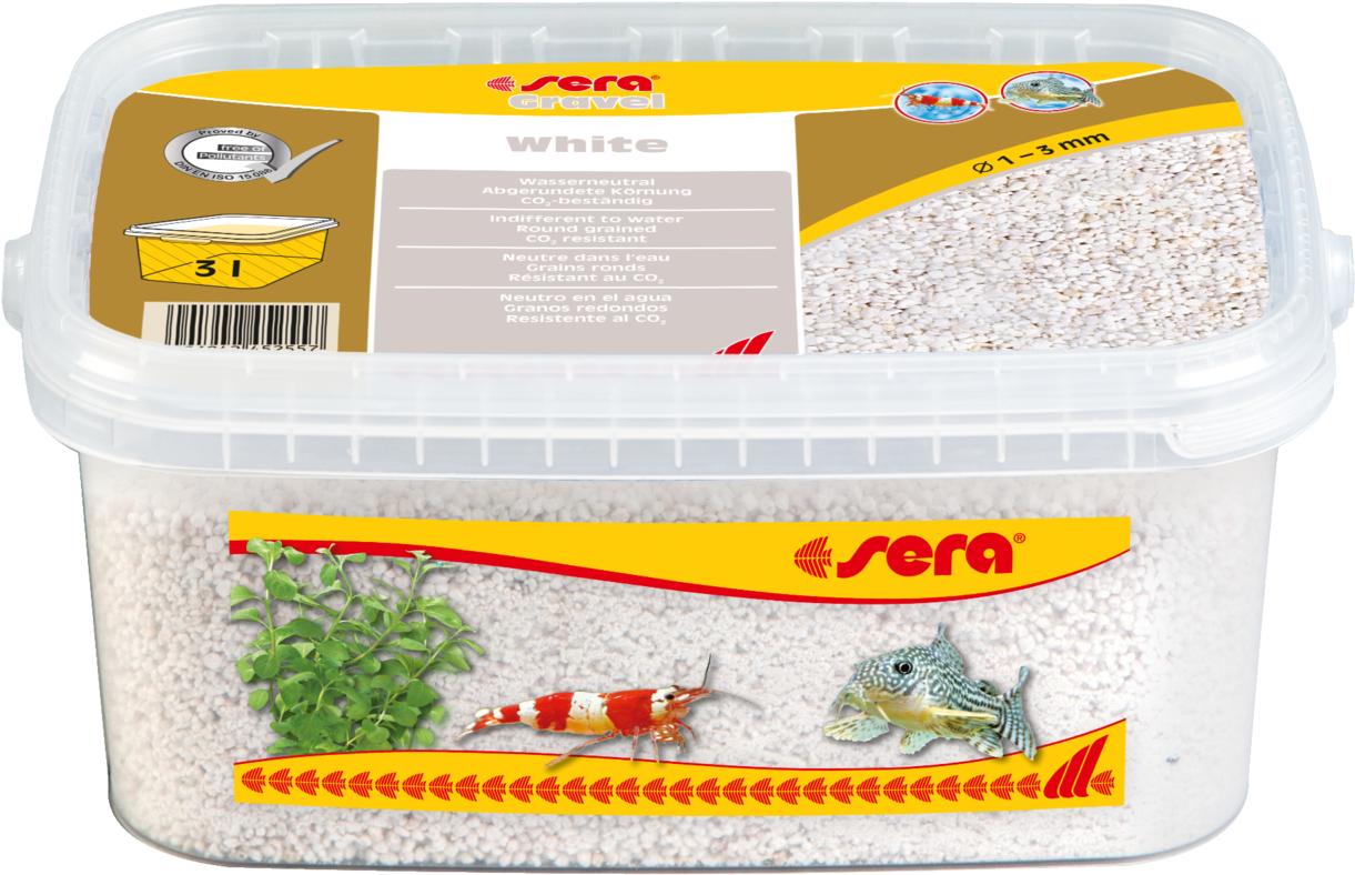 4001942452557 45255 Int Sera Gravel White 3 L - Sera (1280x825), Png Download