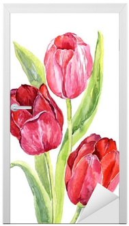 Tulipanes En Acuarela Png (400x400), Png Download