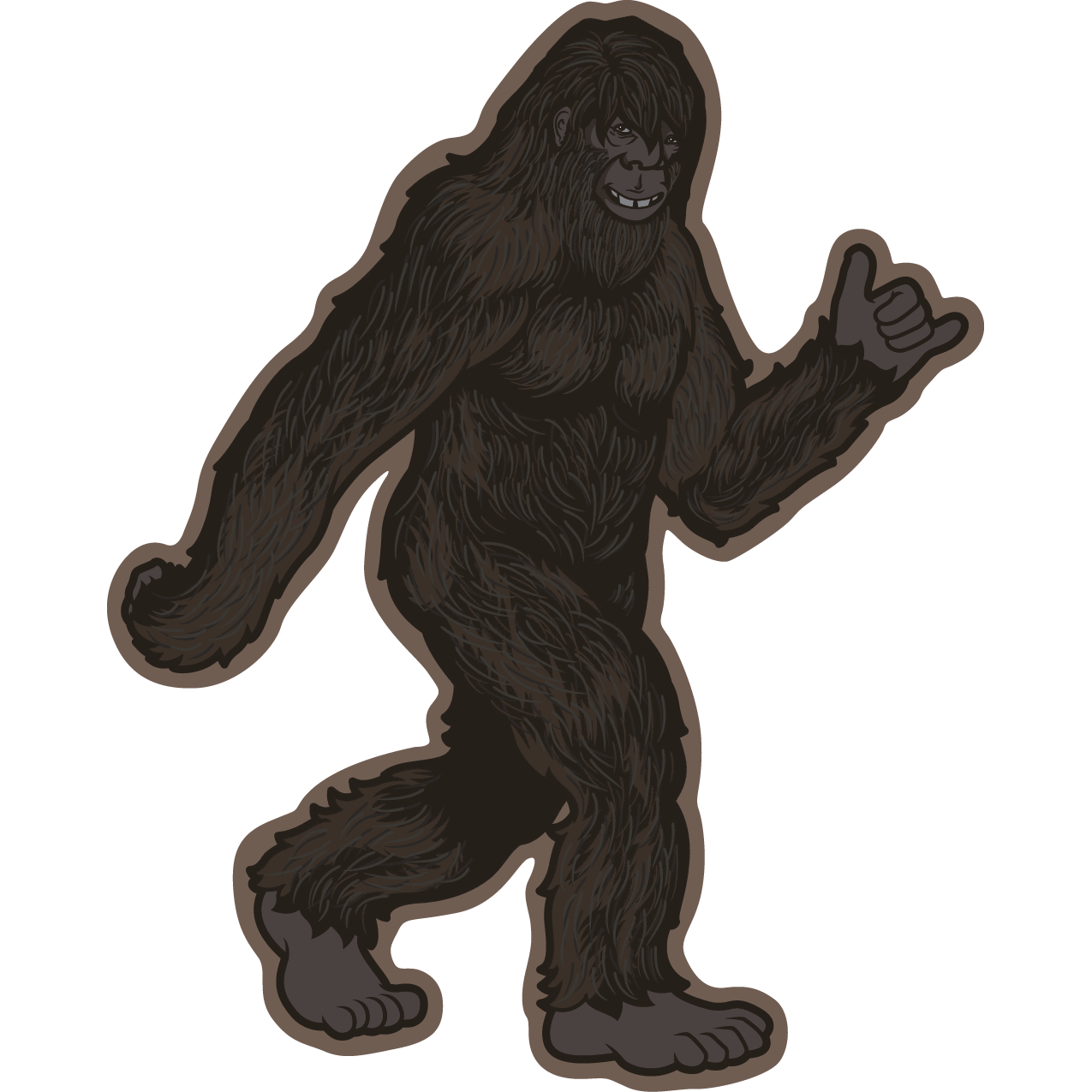 Bigfoot Transparent Picture Royalty Free - Bigfoot Transparent (1275x1275), Png Download