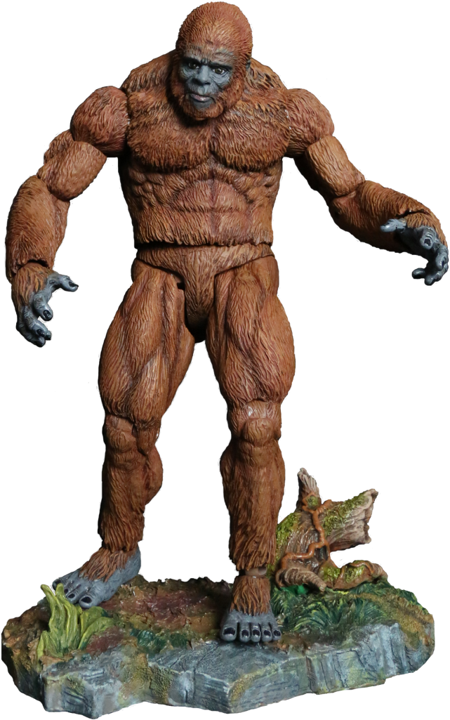Creatureplica North American Sasquatch Action Figure (647x1024), Png Download