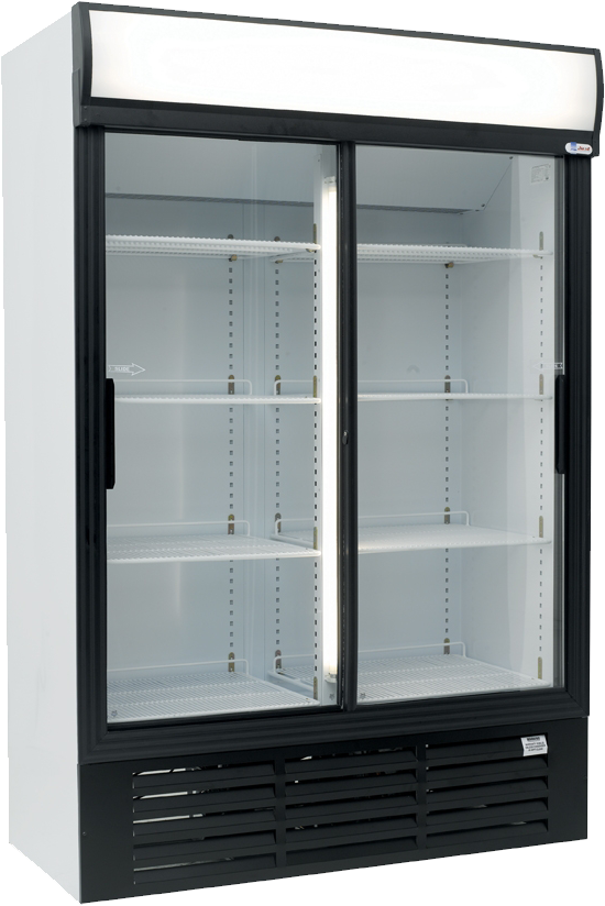 Click To Enlarge Image Big Beverage Cooler Sliding - Lg 1000bfs (709x946), Png Download