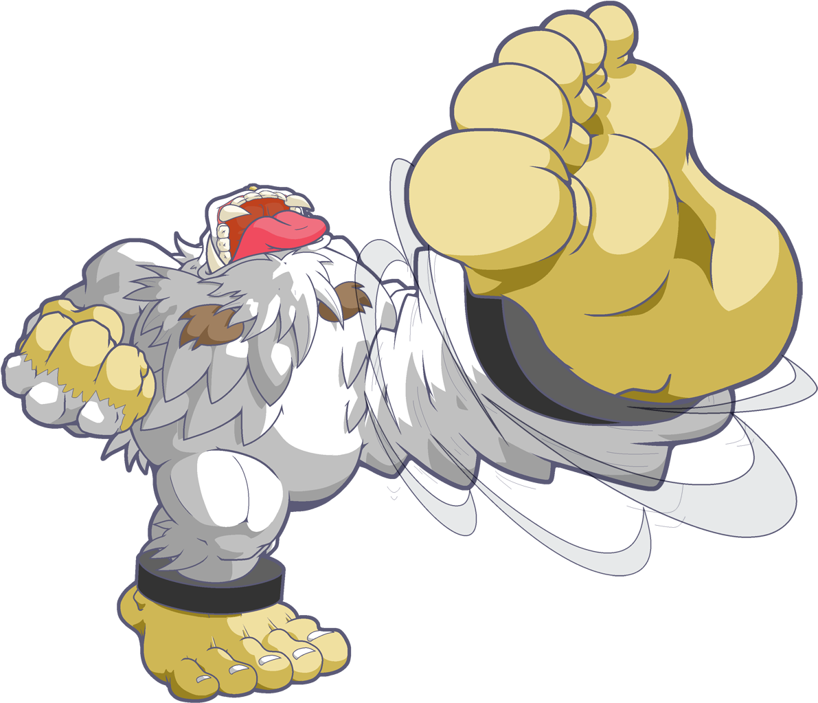 Sasquatch Big Typhoon - Imagenes De Darkstalkers Sasquatch (1200x1050), Png Download