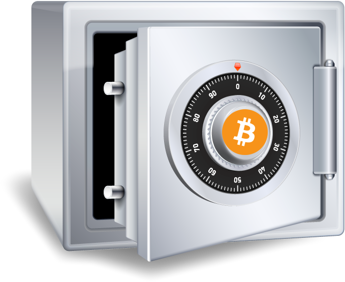 Btc-vault - Bitcoin Safe Png (700x564), Png Download