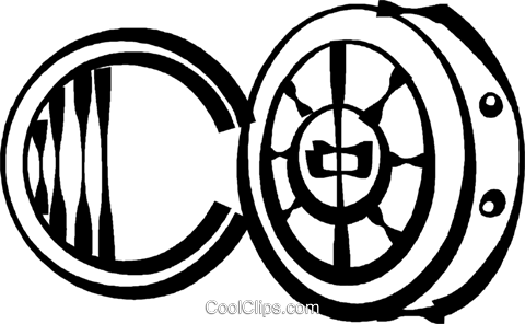 Bank Vault Royalty Free Vector Clip Art Illustration - Vector Graphics (480x296), Png Download