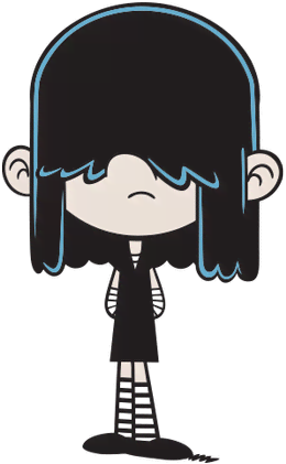 Clip Library Stock Lucy From Nick - Loud House Characters Lucy (480x445), Png Download