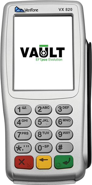 Mobile 820 Vault Page - Verifone Vx 820 (300x601), Png Download