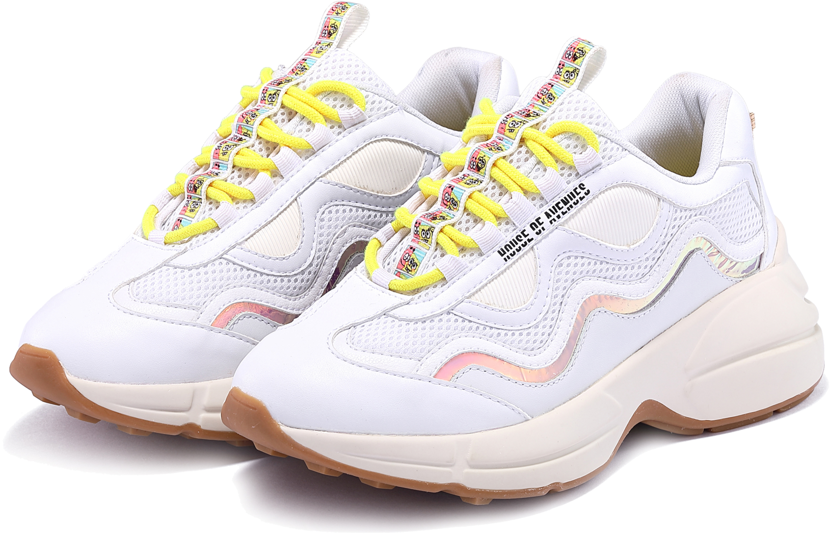 Spongebob X Hoa White Dad Sneaker - Sneakers (500x500), Png Download