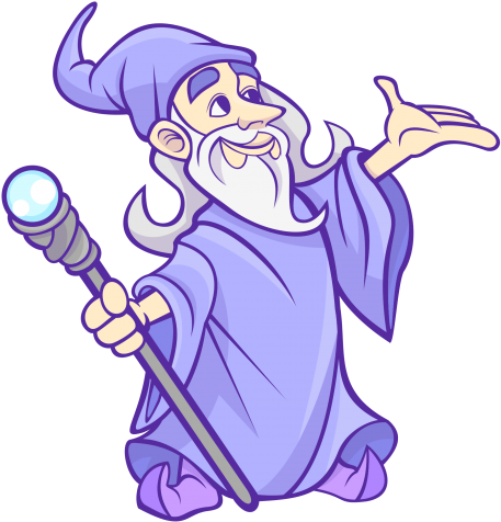 Magician Vector Png Transparent Image - 5'x7'area Rug (500x513), Png Download