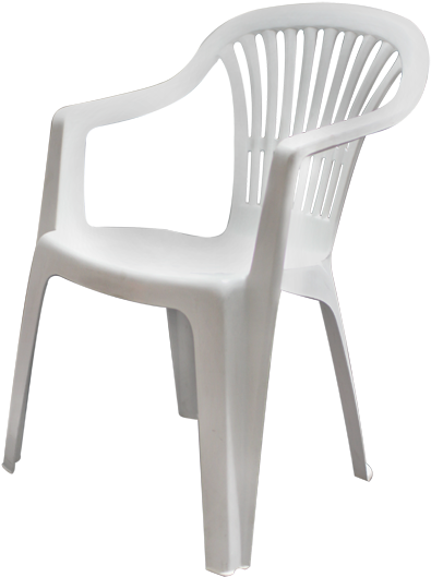 Plastic Chairs - Plastic Garden Chair Png (600x600), Png Download