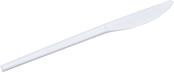 W Plastic Knife - Plastic Knife Png (750x371), Png Download