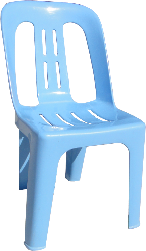 Plastic Chair Without Arms - Plastic Products Chair Png (290x500), Png Download