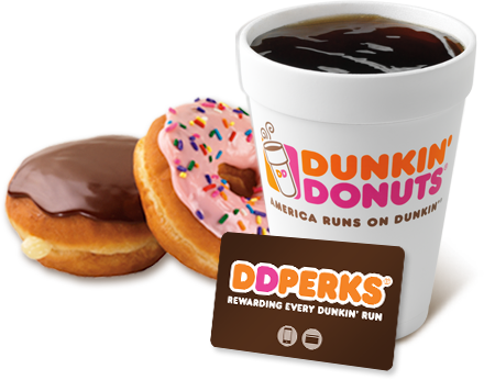Add $10 To Your Dunkin Donuts Perks Rewards Card And - Dunkin Donuts Coffee, Ground, Hazelnut - 12 Oz Bag (440x346), Png Download