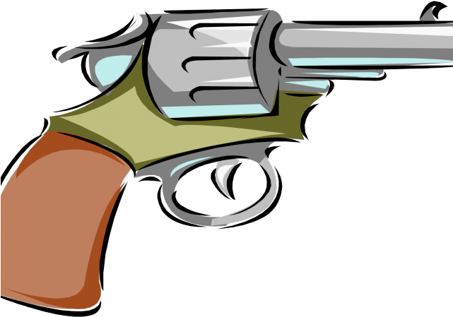Pistol Clipart Pro Gun - Cartoon Images Of Gun (640x480), Png Download