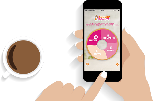 Hp Dd Header App Hand - Graphic Design (549x353), Png Download