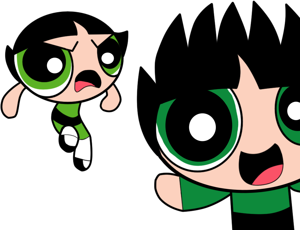 Buttercup And Butch Ppg (1000x800), Png Download