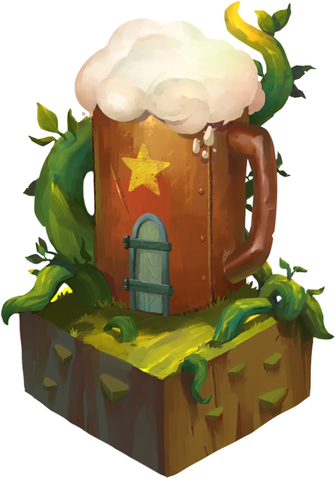 Tower Of Root Beer - Illustration (1000x1000), Png Download