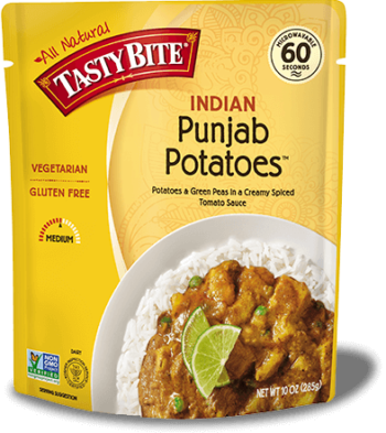 Punjab Potatoes Package - Tasty Bite Indian Vegetable Tikka Masala (350x393), Png Download