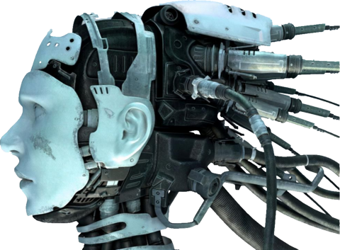 Cyber Head (480x353), Png Download