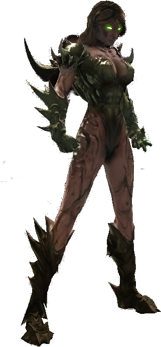 Succubus - Png - Infested Terran Female (339x718), Png Download