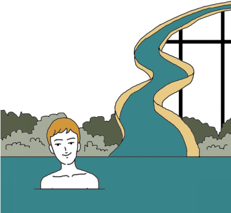 Water Slide - Chocolate Milk Water Slides (450x450), Png Download