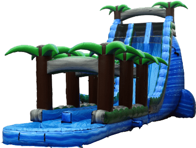 Tropical Falls Slide Rental - Much Does A Jumper Cost To Rent A Big And W (500x324), Png Download