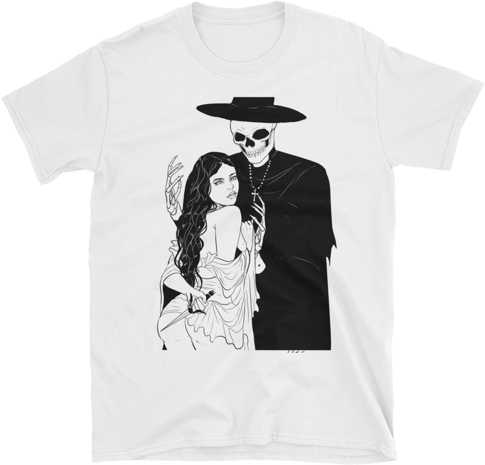 Not Death Do Us Part - Skull Art (1000x1000), Png Download