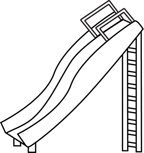 Slide - Black And White Slides Clip Art (471x500), Png Download