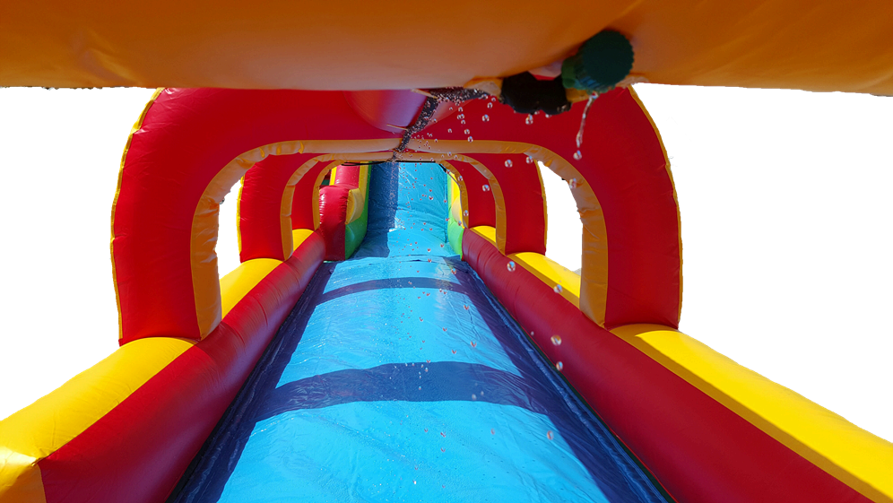 18 Ft Water Slide Front View - Water (996x561), Png Download