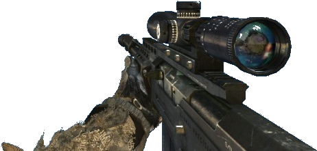 As50 Mw3 - Cod Ww2 Sniper Png (516x270), Png Download