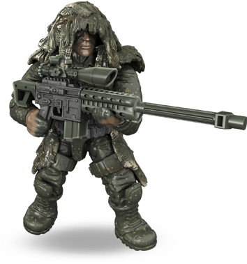 Ghillie Sniper - Ghillie Sniper Png (368x414), Png Download