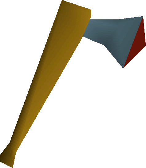 Runescape Rune Axe (475x546), Png Download