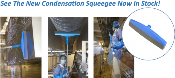Hazard Analysis Of Incidental Condensation Contamination - Vikan *squeegee - Ceiling Squeegee W/ 16 Ft. Ext. Handle (600x274), Png Download