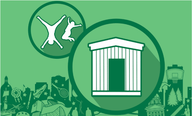 Spring Green Shack At Jubilee Park - Burnewood Community League Hall (800x468), Png Download