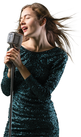 Girl Singing Png - Person (320x480), Png Download