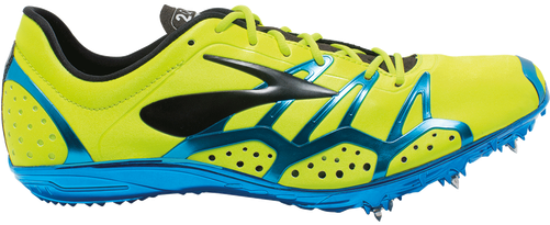 Brooks 2 Qw-k Track Spikes - Brooks Unisex 2 Qw-k Track Spikes Running Shoe (500x250), Png Download
