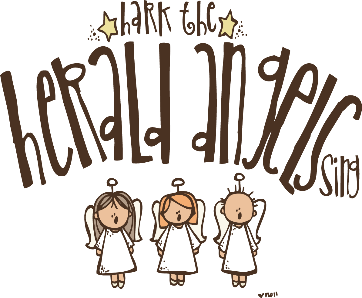 Clipart Free Download Melonheadz Lds Illustrating Hark - Christmas Clip Art Religious (1200x986), Png Download