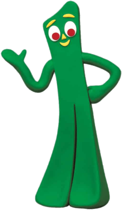 At The Movies - Gumby And Pokey (800x1007), Png Download