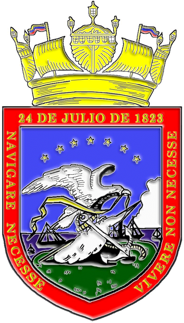 Seal Of The Venezuelan Navy - Bolivarian Navy Of Venezuela (850x1386), Png Download
