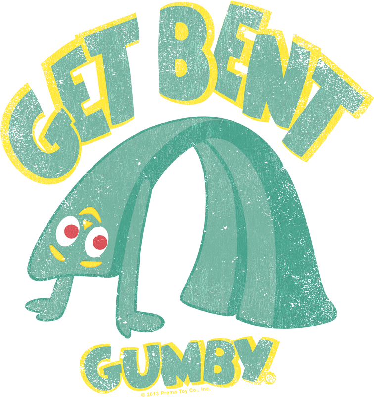Gumby Get Bent Toddler T-shirt - Hoodie (792x866), Png Download