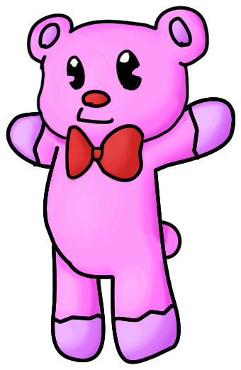 Gumby Remastered - Teddy Bear (400x539), Png Download