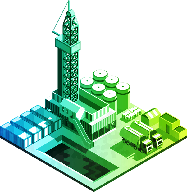 Petroleum Oil Rig - Petrol Industry Png (618x618), Png Download