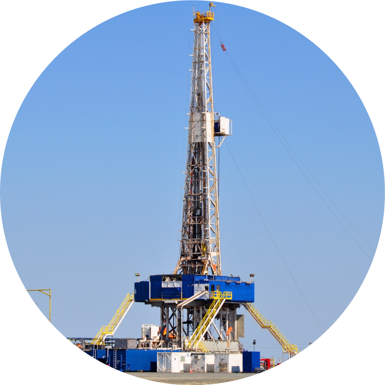 Rig-circle - Onshore Oil Rig (780x780), Png Download
