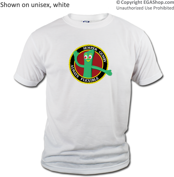 Semper Gumby T-shirt At Egashop - Semper Gumby Shirt (600x600), Png Download
