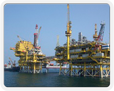 Offshore - North Sea Oil Rigs (400x320), Png Download