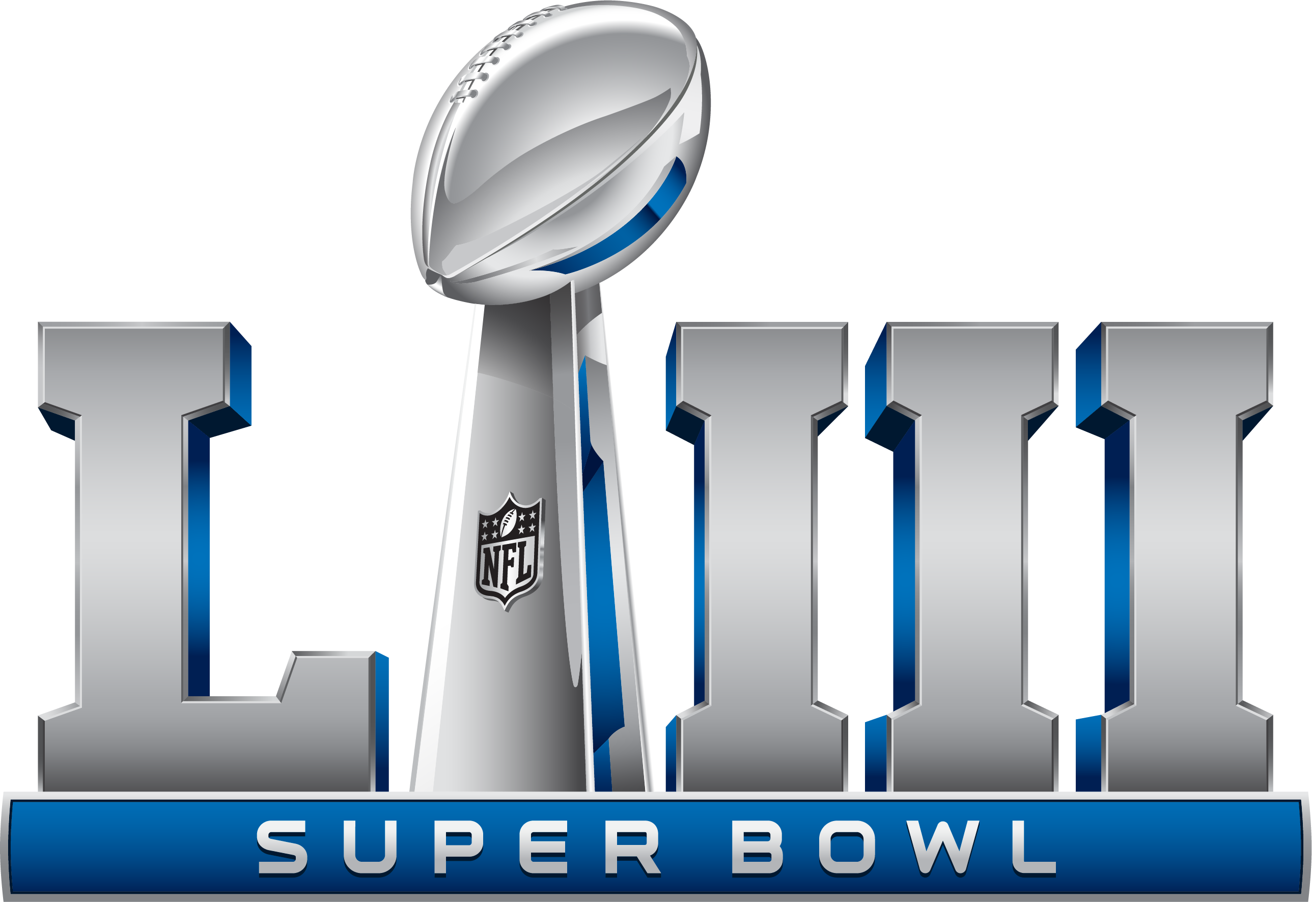Super Bowl 2019 Logo (2577x1771), Png Download
