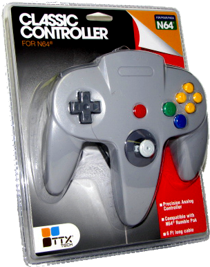 Nintendo 64 Usb Enabled Controller - Nintendo 64 Joystick Usb (322x403), Png Download